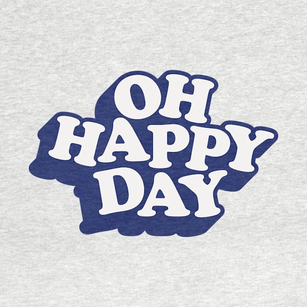 Oh Happy Day in blue white green by MotivatedType